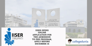 IISER Opens Online Application for the Admission to PhD Program, Apply Before December 16
